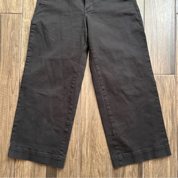 Everlane The Utility Wide Leg Pants in Black Sz 10R - Picture 4 of 10